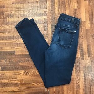 7FAMK Mid Rise Skinny Jeans